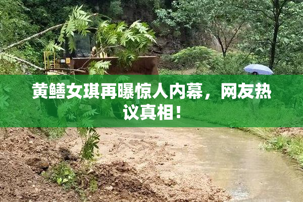 黄鳝女琪再曝惊人内幕，网友热议真相！