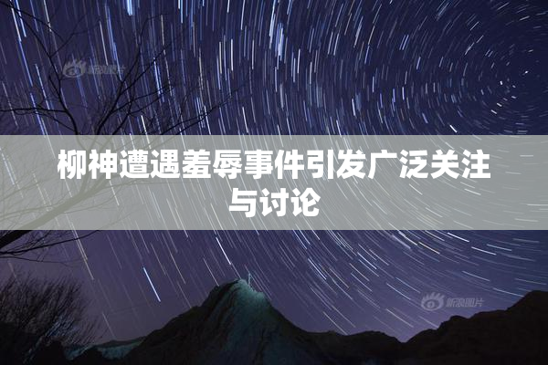 柳神遭遇羞辱事件引发广泛关注与讨论