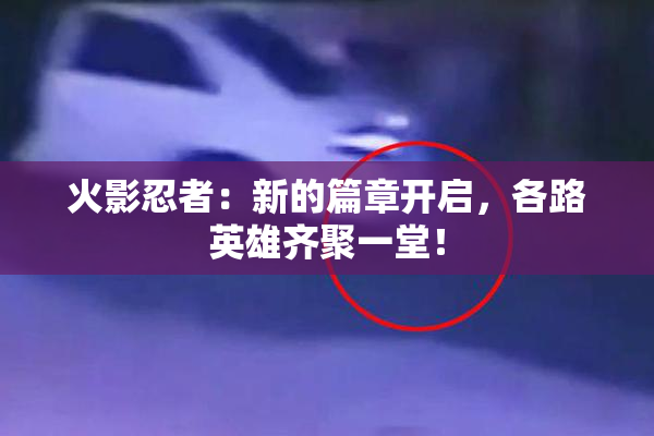 火影忍者：新的篇章开启，各路英雄齐聚一堂！