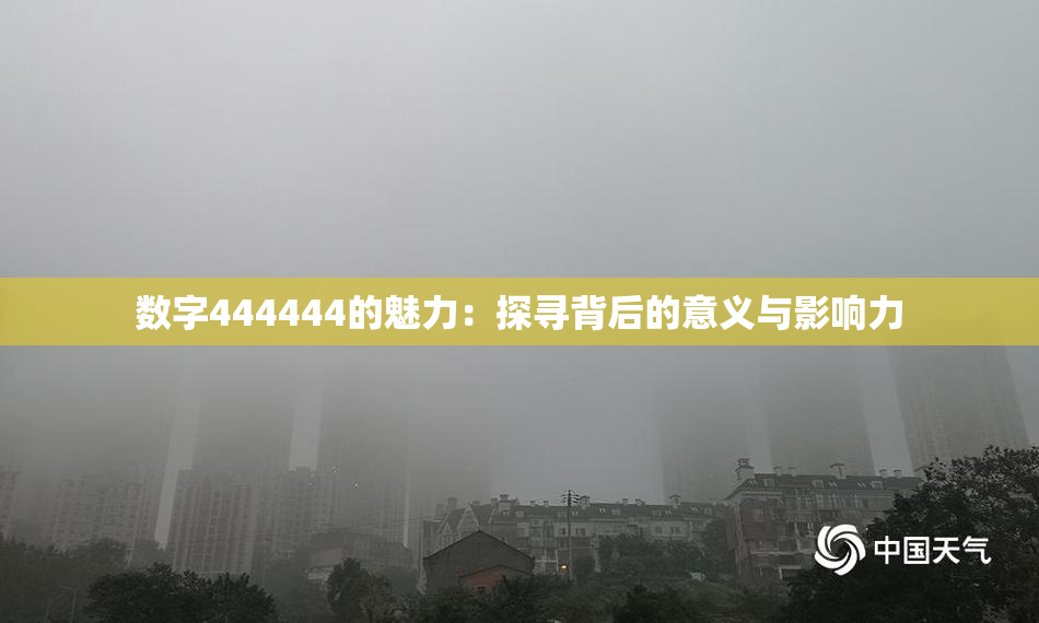 数字444444的魅力：探寻背后的意义与影响力
