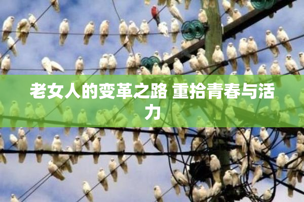 老女人的变革之路 重拾青春与活力