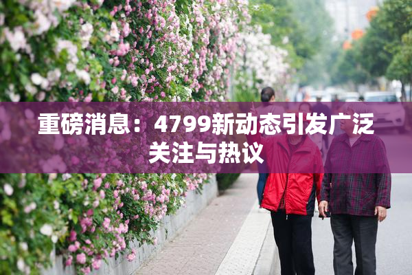 重磅消息：4799新动态引发广泛关注与热议