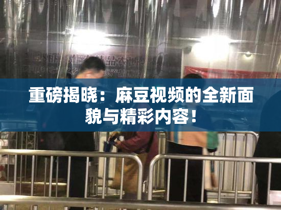 重磅揭晓：麻豆视频的全新面貌与精彩内容！