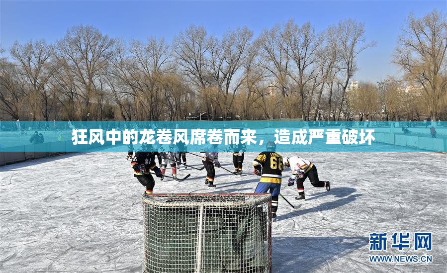 狂风中的龙卷风席卷而来，造成严重破坏
