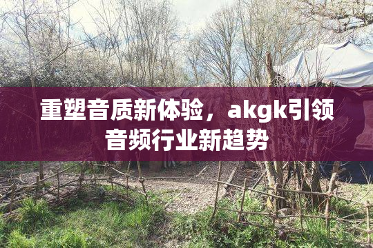 重塑音质新体验，akgk引领音频行业新趋势