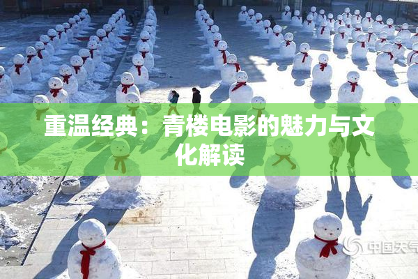 重温经典：青楼电影的魅力与文化解读
