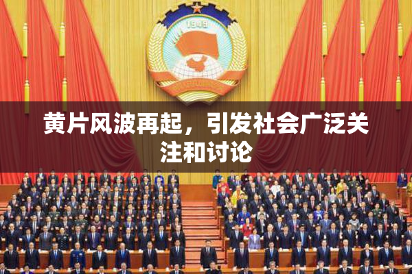 黄片风波再起，引发社会广泛关注和讨论