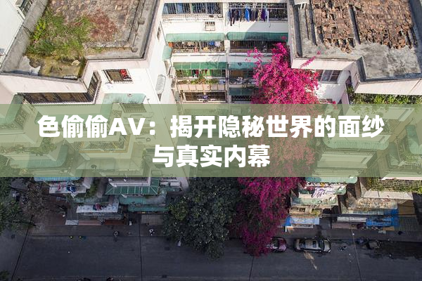 色偷偷AV：揭开隐秘世界的面纱与真实内幕