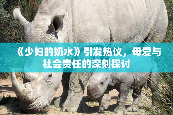 《少妇的奶水》引发热议，母爱与社会责任的深刻探讨