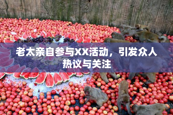 老太亲自参与XX活动，引发众人热议与关注