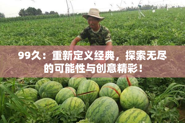 99久：重新定义经典，探索无尽的可能性与创意精彩！
