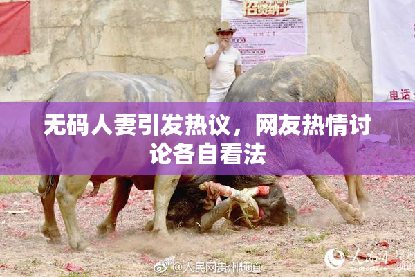 无码人妻引发热议，网友热情讨论各自看法