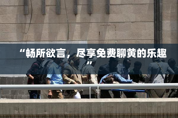 “畅所欲言，尽享免费聊黄的乐趣”