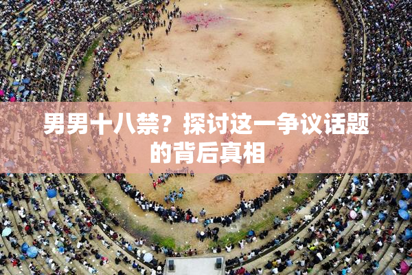 男男十八禁？探讨这一争议话题的背后真相