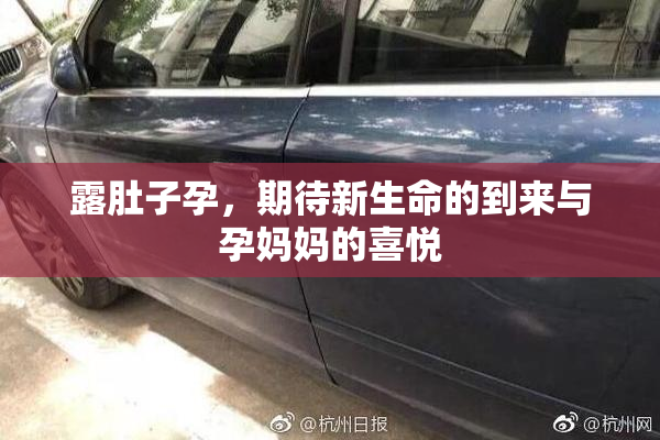 露肚子孕，期待新生命的到来与孕妈妈的喜悦