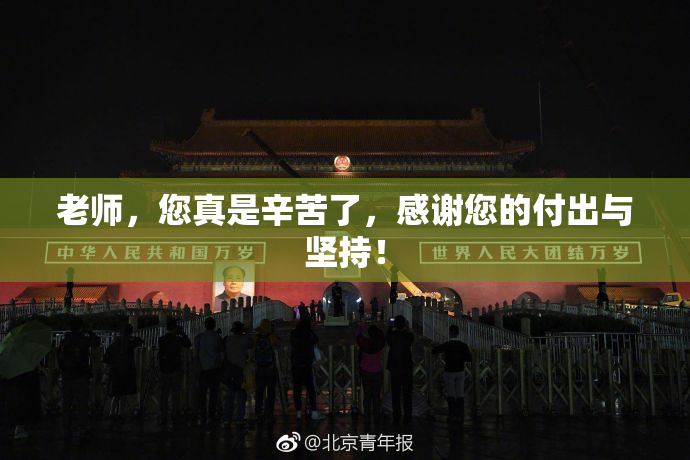 老师，您真是辛苦了，感谢您的付出与坚持！