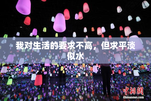 我对生活的要求不高，但求平淡似水