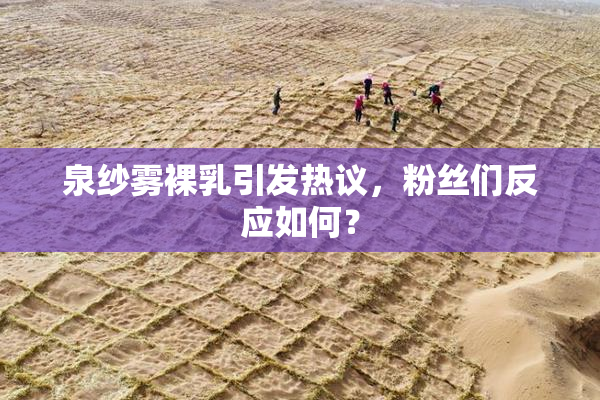 泉纱雾裸乳引发热议，粉丝们反应如何？