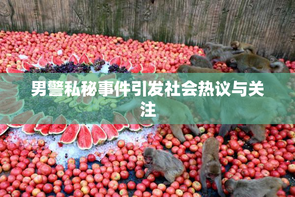 男警私秘事件引发社会热议与关注