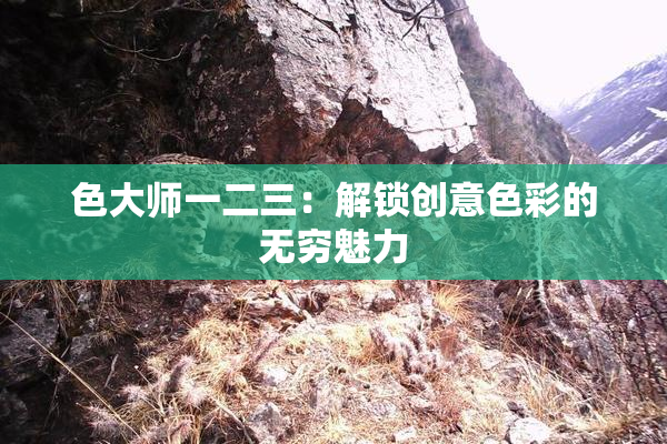 色大师一二三：解锁创意色彩的无穷魅力