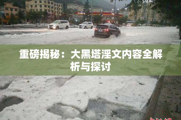 重磅揭秘：大黑塔淫文内容全解析与探讨