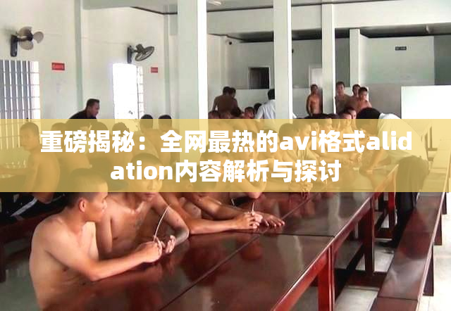 重磅揭秘：全网最热的avi格式alidation内容解析与探讨