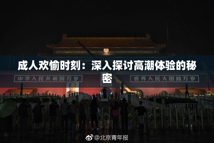 成人欢愉时刻：深入探讨高潮体验的秘密