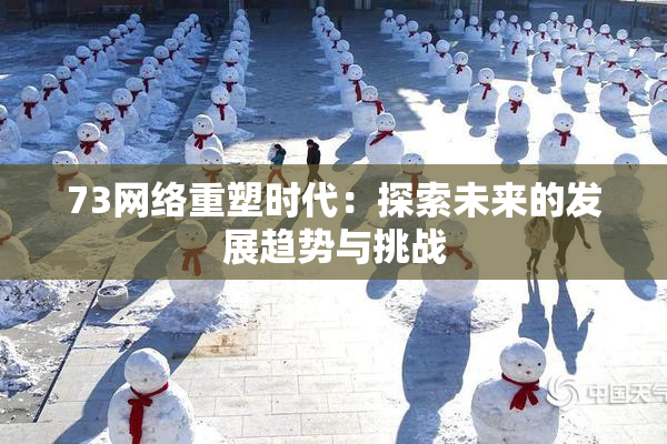 73网络重塑时代：探索未来的发展趋势与挑战